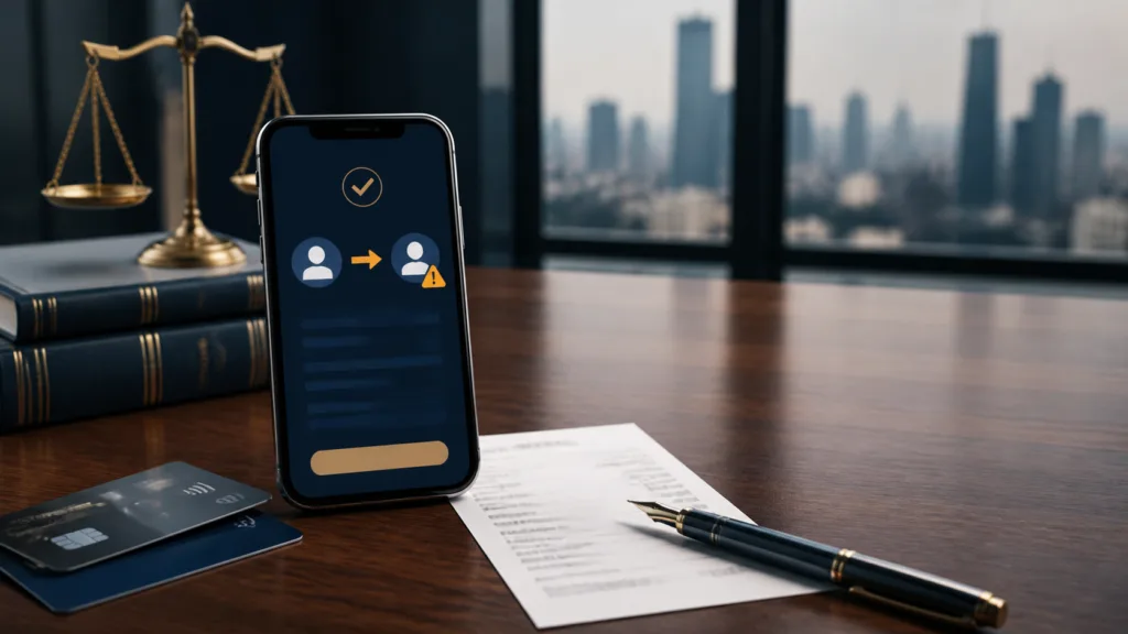 Wrong Bank Transfer in Thailand: How to Recover Your Money 5 Mobile banking screen and legal documents illustrating a wrong bank transfer in Thailand